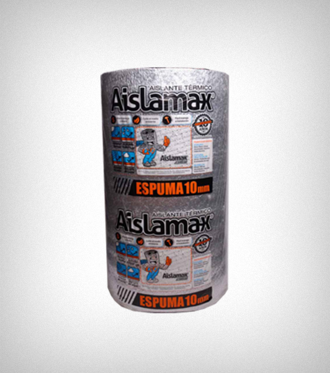 Aislante Aislamax :: Productos : Espuma Simple / Aluminio